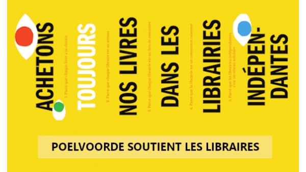 Poelvoorde soutient les libraires